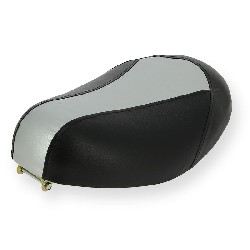 Sella adattabile su mini scooter nero grigio