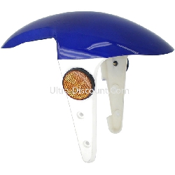 Parafango anteriore per scooter cinese (blu)