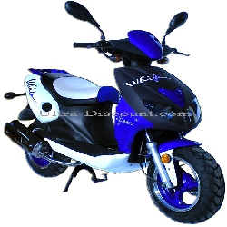 Scooter Viper R1 50cc (2 tempi, blu)
