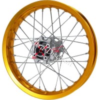 Cerchio posteriore per Pit Bike 14'' (tipo 2, oro)