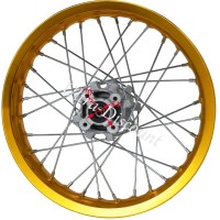 Cerchio posteriore per Pit Bike 14'' (tipo 2, oro)