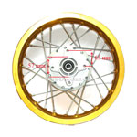 Cerchio posteriore per Pit Bike 14'' (tipo 3, oro) Bilder 1