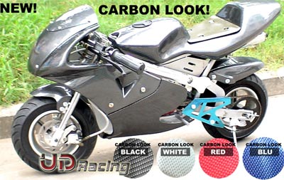 Carena Carbonio Special Edition per mini 47-49cc (nera)
