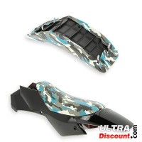 Sella per mini quad mimetica blu Bilder 1