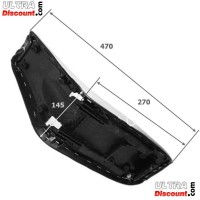 Carena adattabile su Pit Bike CRZ + sella (nera) Bilder 3