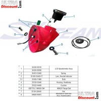 Supporto tachimetro digital eper Skymini 125cc EURO4 Bilder 1