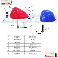 Serbatoio benzina nero per Skymini Skybongo 50cc (E4) Bilder 2