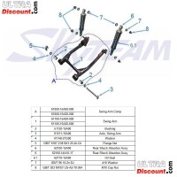 Silentblock per Braccio oscillante per Skymini Skybongo (23mm) Bilder 1