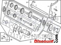 Cuscinetto albero primario per motori 50-125cc per Trex Skyteam