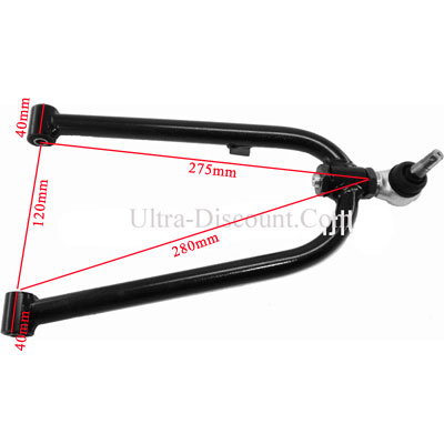 Braccio sospensione superiore Destro per quad 200cc STIIE-B (280mm) Bilder 1