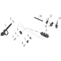 Molla bloccaggio pedale del cambio per Quad Shineray 250ST-9E Bilder 2